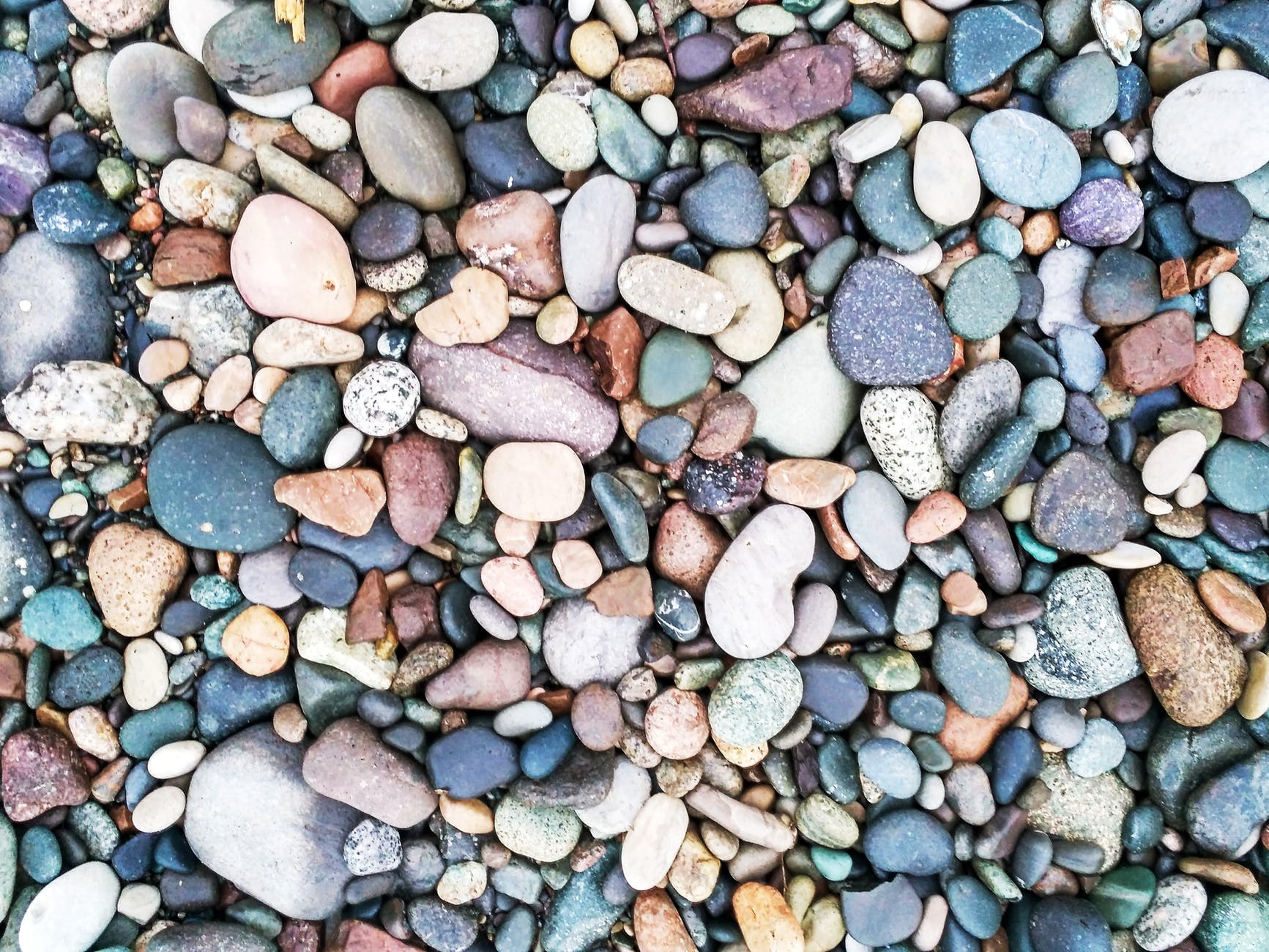 assorted colors rocks